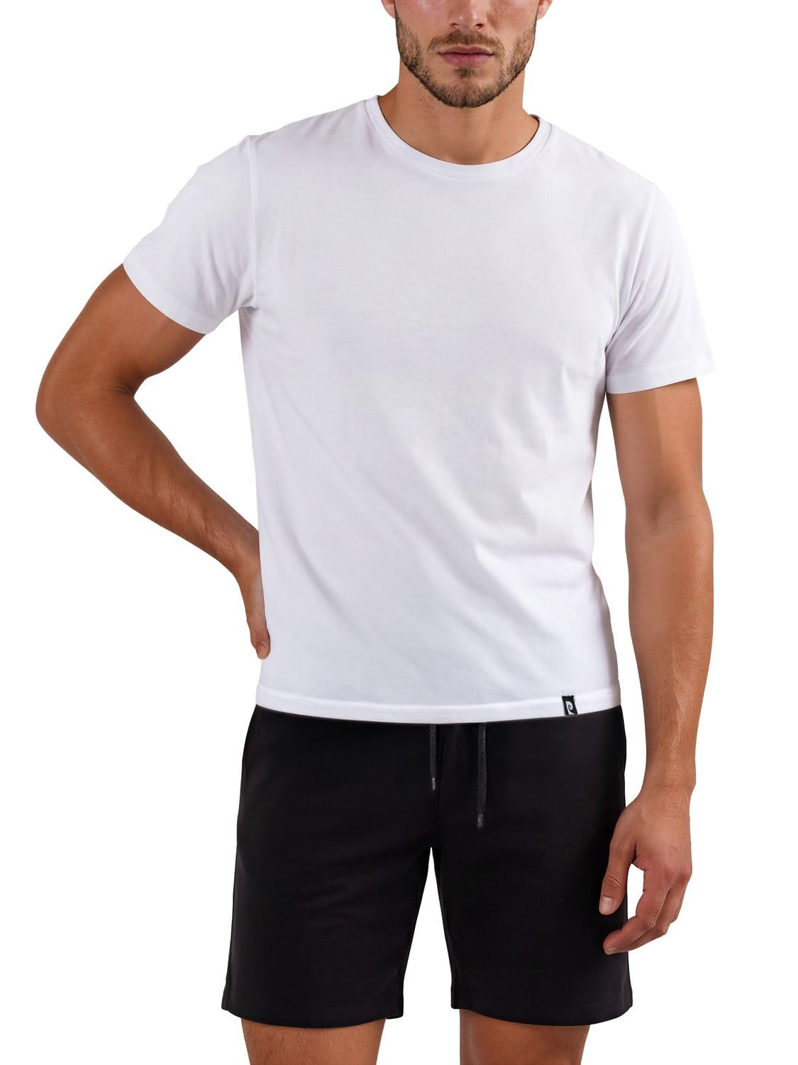 Pierre Cardin Lot de 4 t-shirts pour homme, coupe régulière