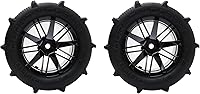 Vista 2 de 2 unidades RC 1:16 Pre-pegadas Ramos Buggy Neumáticos hexagonales 0.472 in Ruedas para arena de nieve H16BM 16889 16890A H16E H16GT H16DR H16 HB17