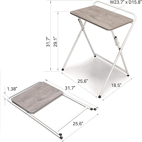 Miniatura 8 de SOFSYS Escritorio plegable moderno para espacios pequeños juegos de computadora escritura organización de estudiantes y oficina en casa marco de