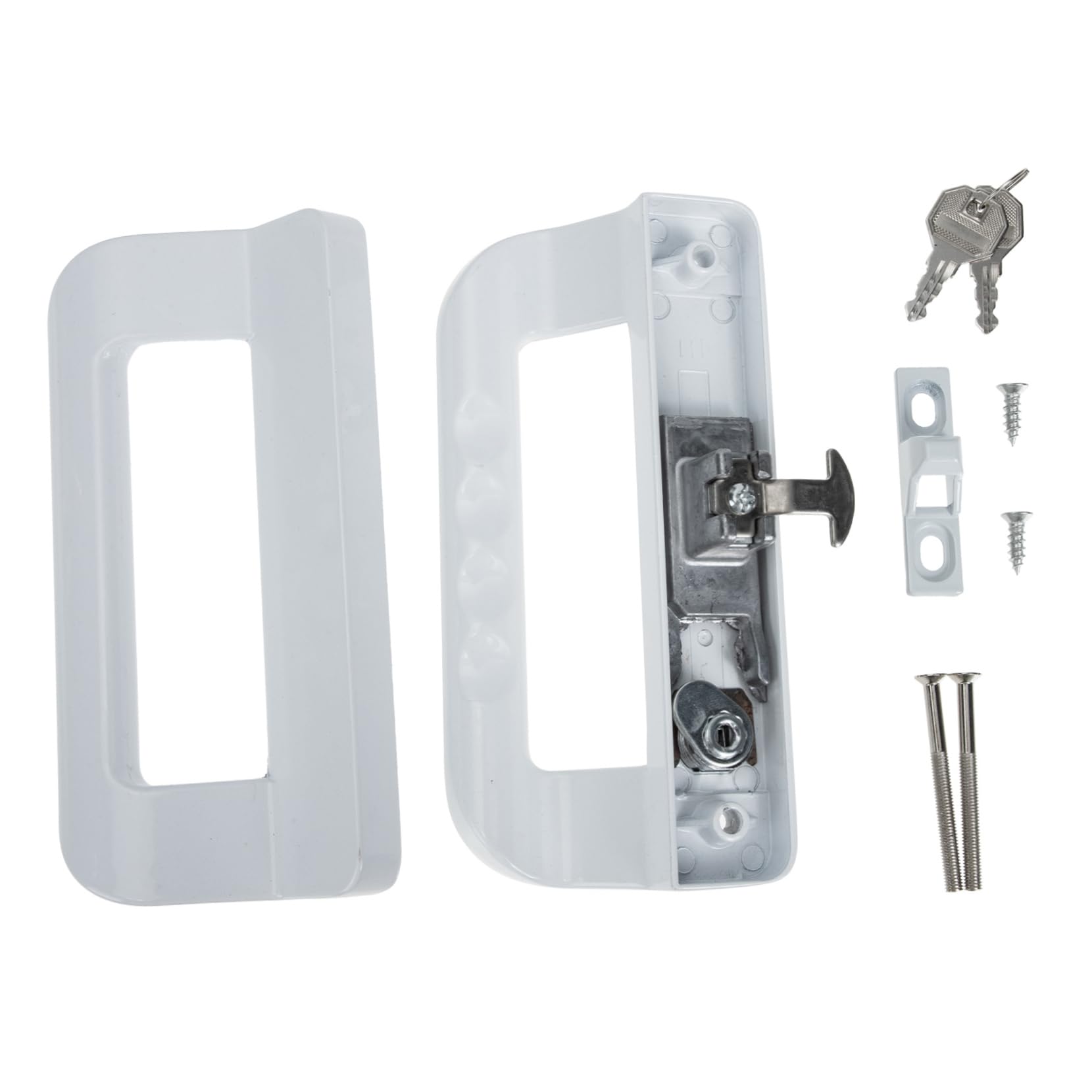 Poignée de porte-fenêtre coulissante robuste de serrure pour remplacement de placard