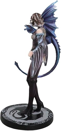 Miniatura 3 de Ebros Gift Fantasía Mitos y Leyendas Dragón Entrenador Guerrero Princesa Hada con Joven Dragonling Figura Edad de Dragones y Mazmorras Decoración