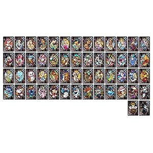 テンヨー(Tenyo) ディズニーキャラクターステンドグラストランプ 光が透ける 透光 ステンドグラス調 54枚す..." 