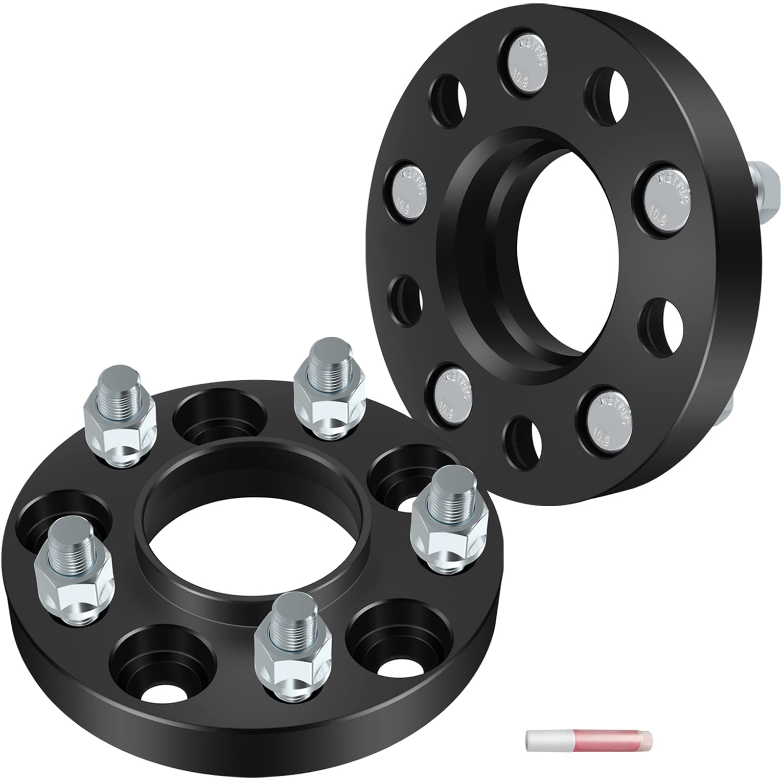 SCITOO 2Pcs 5x4.5 Wheel Spacers 20mm Hubcentric with 14x1.5 Studs Bore 70.5mm 5 Lug Wheel Spacers 5x114.3mm Compatible with 2015 2016 2017 for Mustang Wheel Spacers