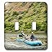 3dRose lsp_230746_2 USA, Idaho, Columbia Basin, Snake River, Rafting Toggle Switch, Multicolor