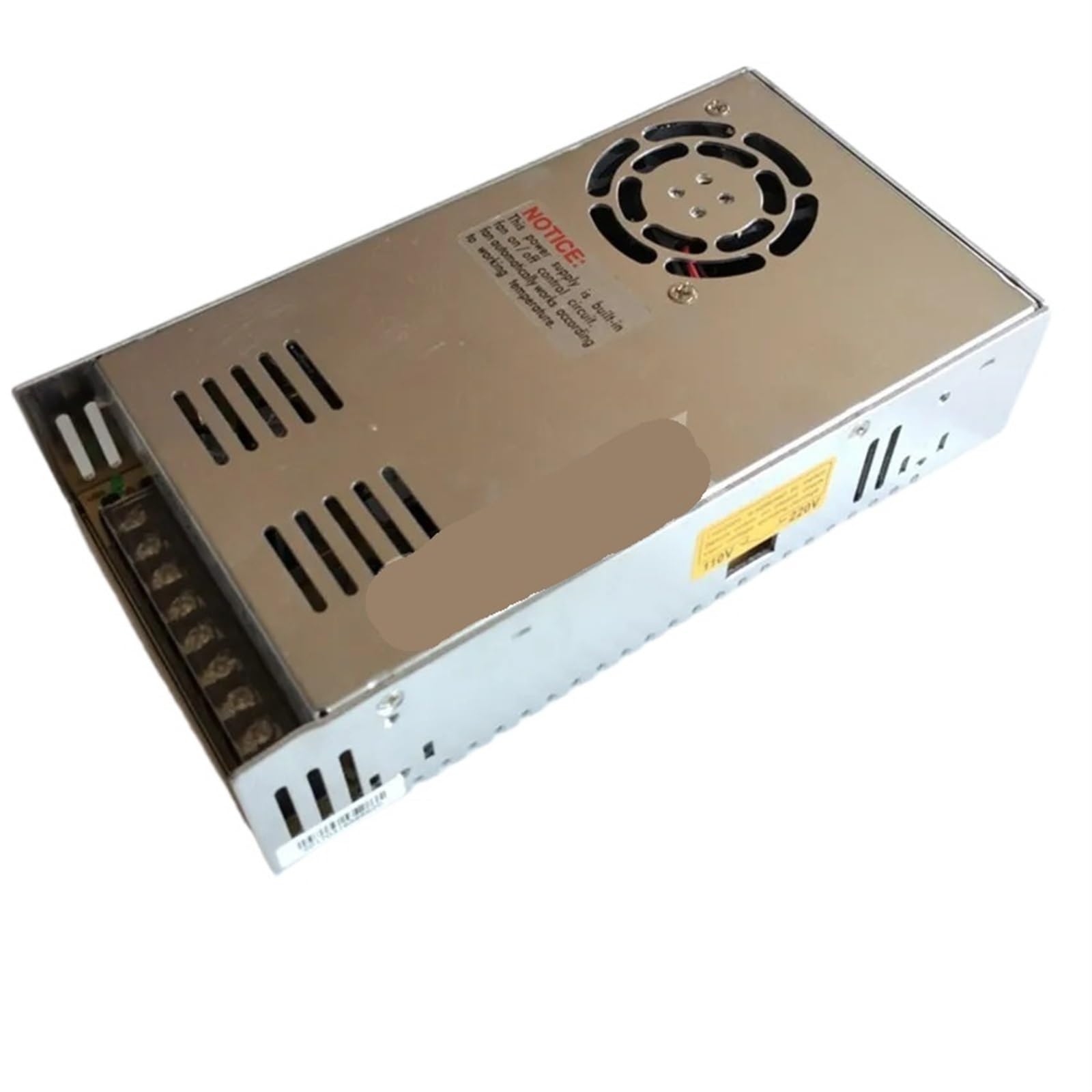 Alimentation de commutation 300w 12v, sortie unique 25a, entrée 220v S-300w-12v avec ventilateur régulant l'alimentation de commutation AC à Dc Led, 1 pièce