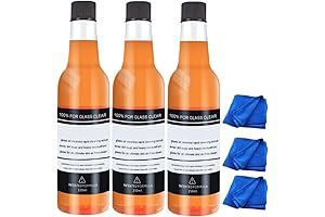 Car Oil Film Remover - 3-Piece Automotive Glass Oil Film Removal Solution