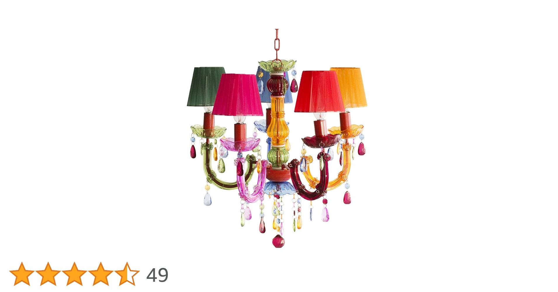 Amazon.co.jp : エア・リゾーム シャンデリア 5灯 おしゃれ かわいい