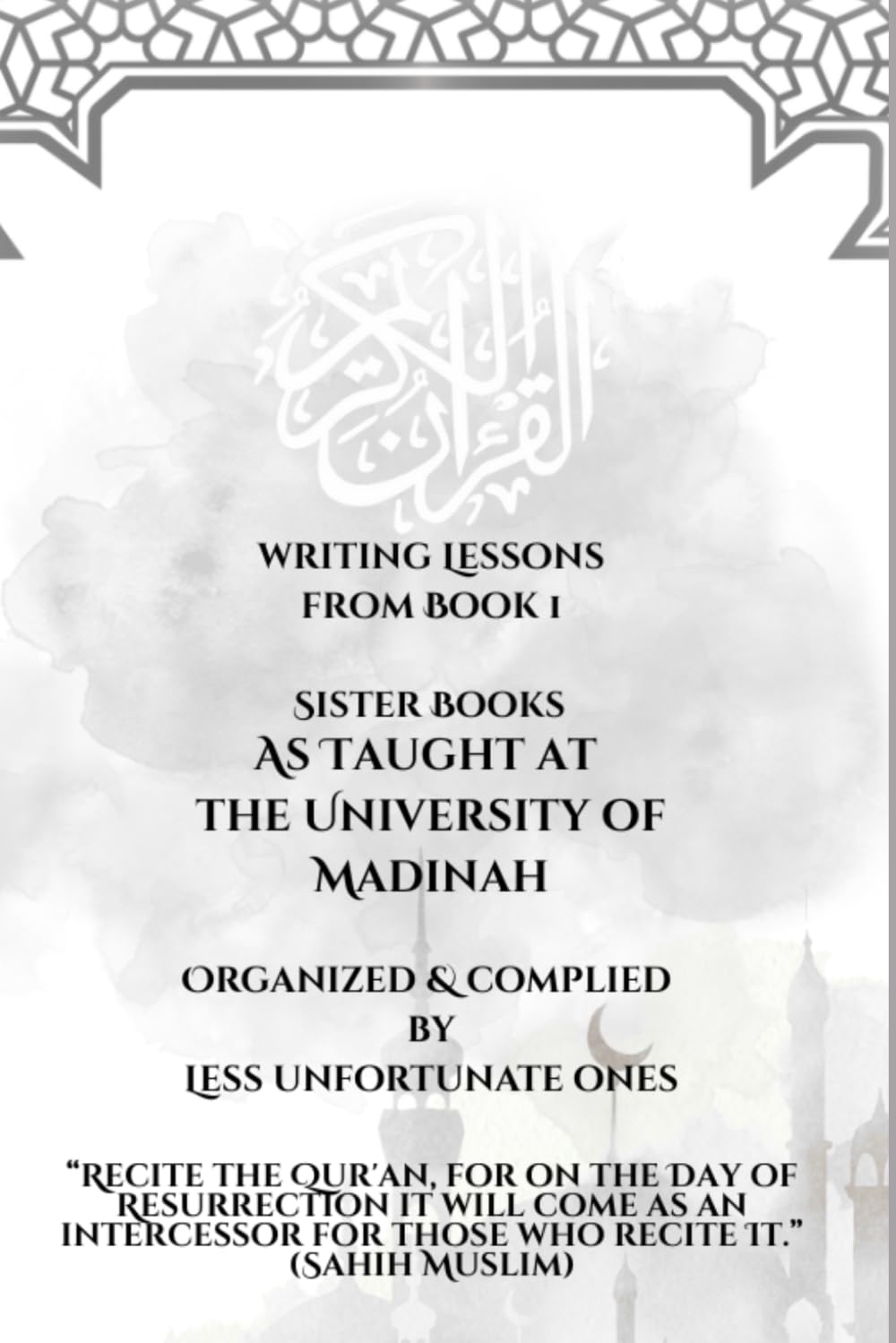 writing from book1 (as taught at the university of madinah)