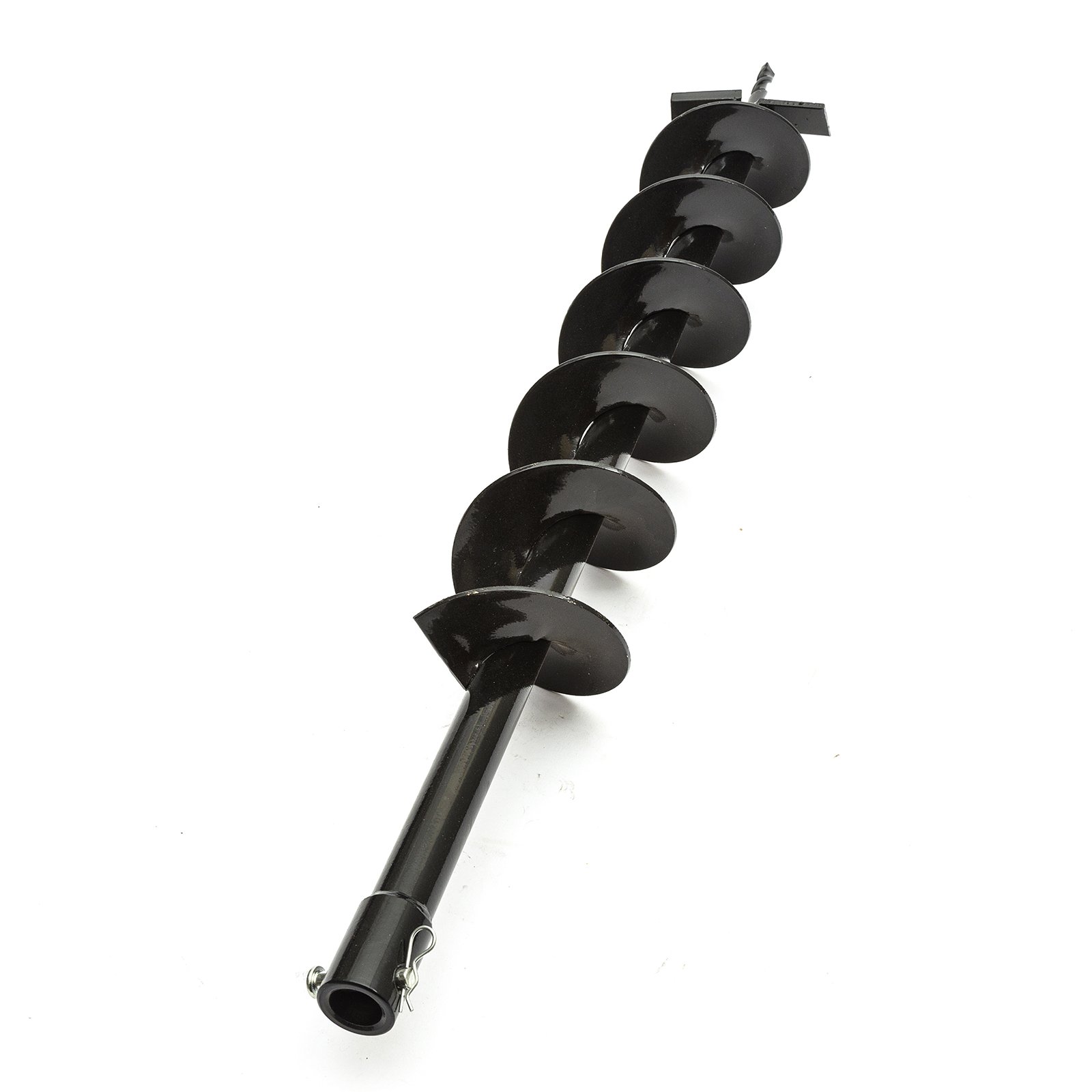 Petrolscooter 10X80cm Hole Digger Earth Auger Metal Drill Bit 100Mm Diameter 800Mm Length Petrol Garden Bulb Fence Post Hole Plant Tree Borer Driller