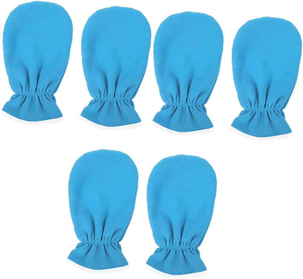 3pairs Moisturizing Gloves for Women Exfoliating Care Mitts for Dry Skin Rejuvenating Gel-Lined Treatment for Hands and Cuticles for Home