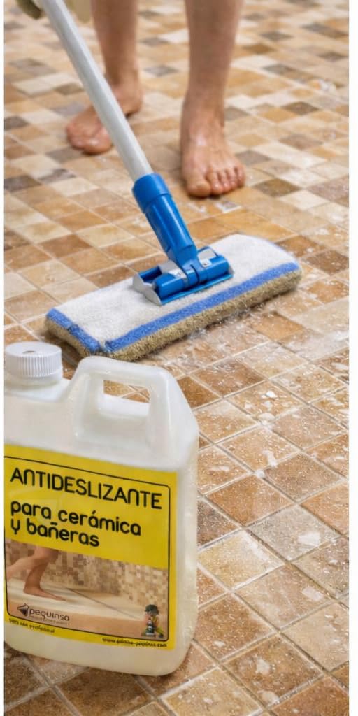 Líquido Antideslizante para Suelos Cerámicos y Gres, Envase 1 Litro