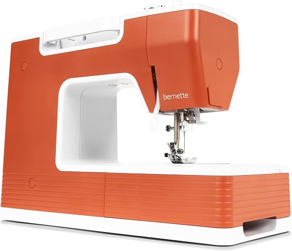 Bernette B05 Crafter Portable Sewing Machine | 30 Stitches, 6 Presser Feet, LED Light | Heavy Duty Quilting & Embroidery | Adjustable Stitch | Needle, Threader, Beginner & Professional Use