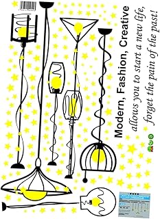 SEWOART Decalques de parede adesivos de parede para casa DIY arte de parede aplique mural três gerações lustre adesivos de parede removíveis decalques murais