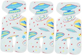 BESTOYARD 3pcs Stroller Summer Stroller Mat Toddler Stroller Baby Car Infant Stroller Insert Cooling Stroller Breathable Pad Cooling Pads Stroller Liner Infant Stroller Breathable Cushion