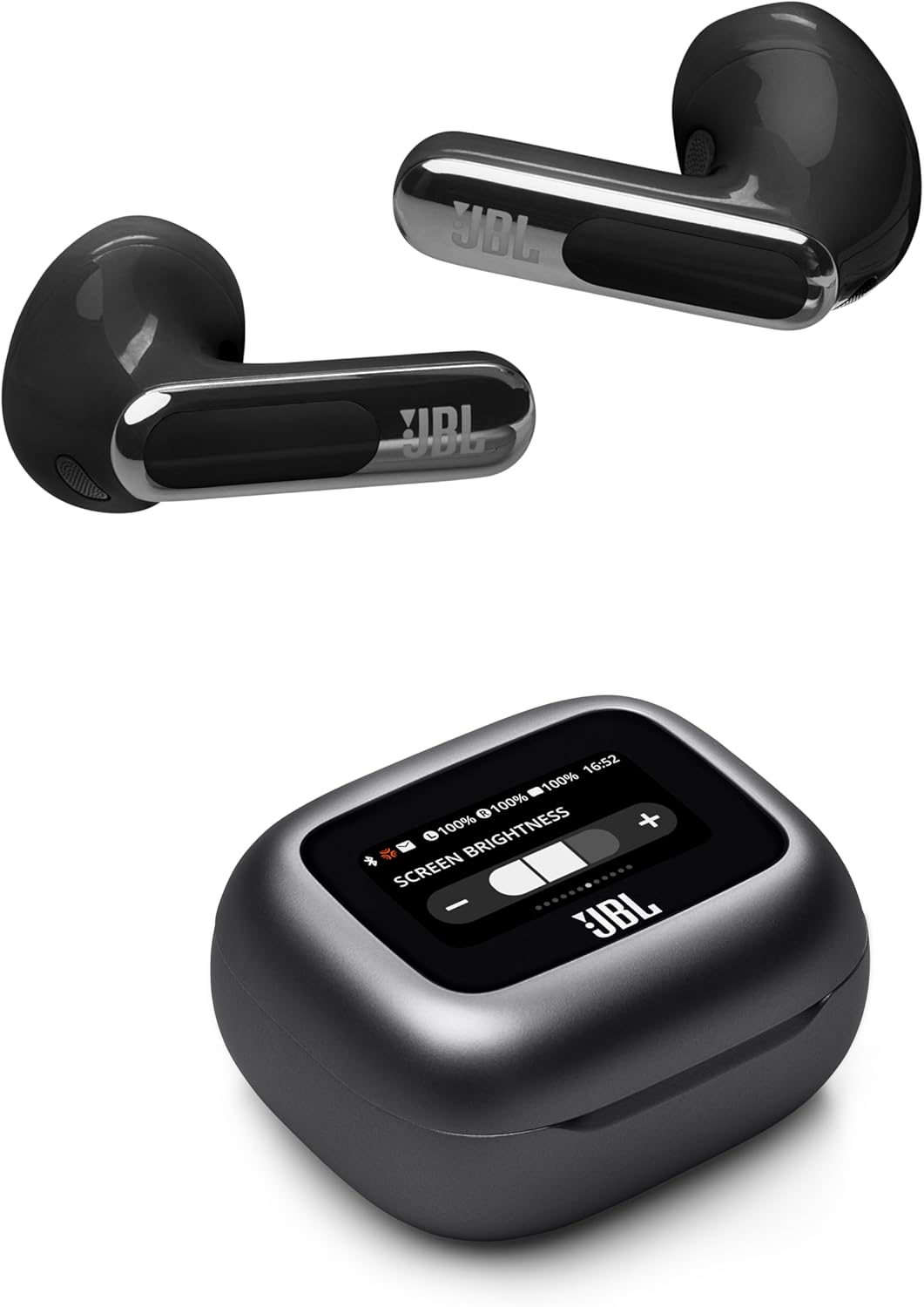 JBL Live Flex 3 Cuffie Wireless Bluetooth, 50 Ore di Autonomia, con Cancellazione Adattiva del Rumore e High-Resolution JBL Signature Sound, Impermeabili IP54, Nero