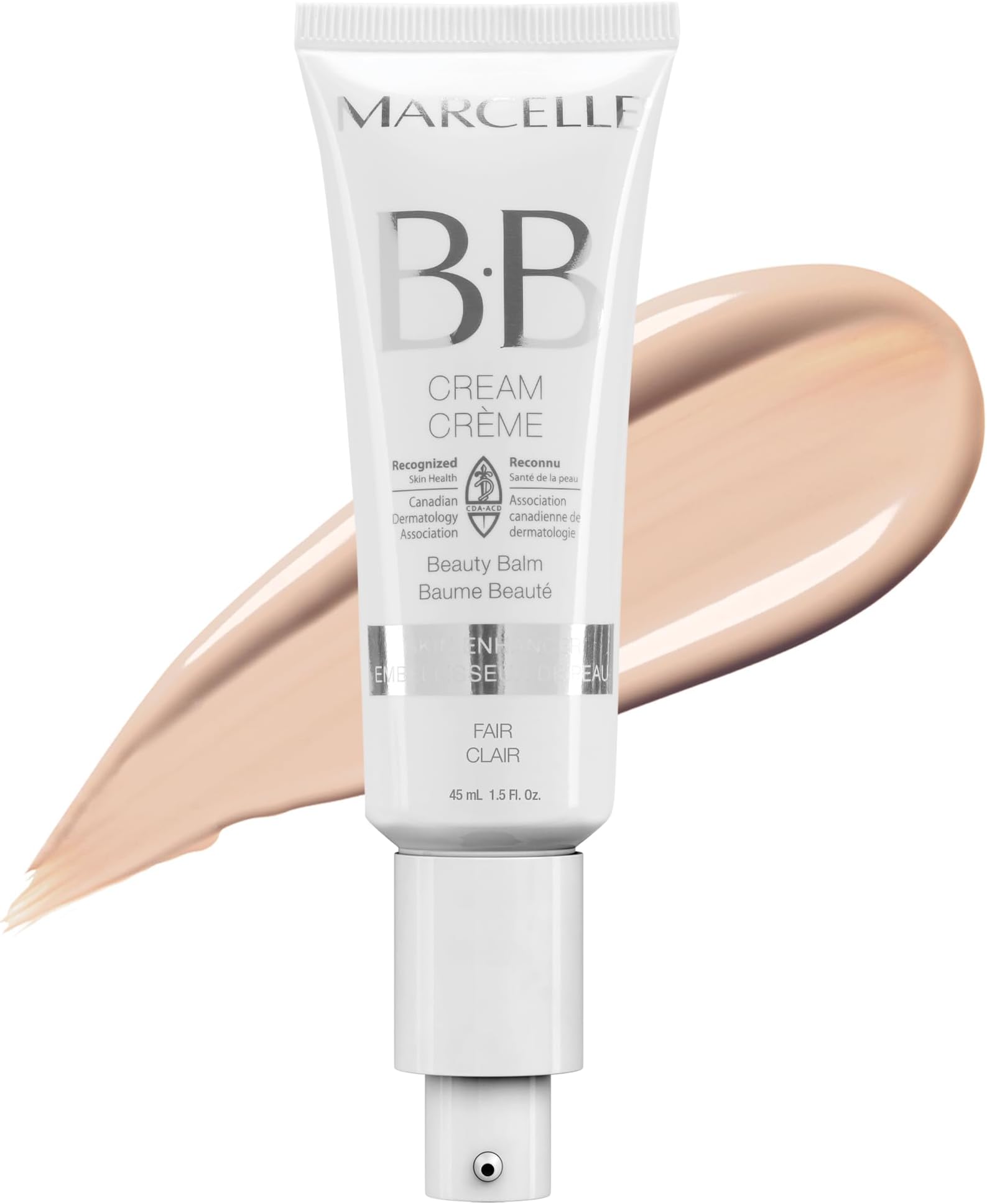 Marcelle BB Cream Beauty Balm - Fair Tinted Moisturizer, Lightweight Hydration, Hypoallergenic, Non-Comedogenic, Fragrance & Oil-Free, Cruelty-Free, 45mL