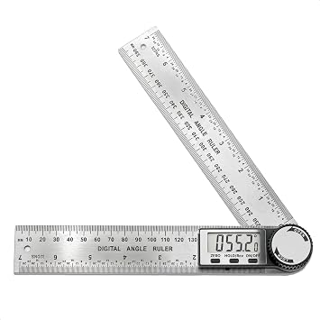 Digital Angle Finder, 2 in 1 Digital Angle Gauge 7 inch/200mm Stainless steel tool kit for Carpenter/Woodworking/DIY Tools
