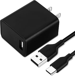 UL Listed Quick Charger Wall Charger, 15W QC Fast Charging USB Charger Power Adapter Wall Plug with 4ft Cord for LG Q Stylo 4 Comes with 4 Foot USB Type-C Cable