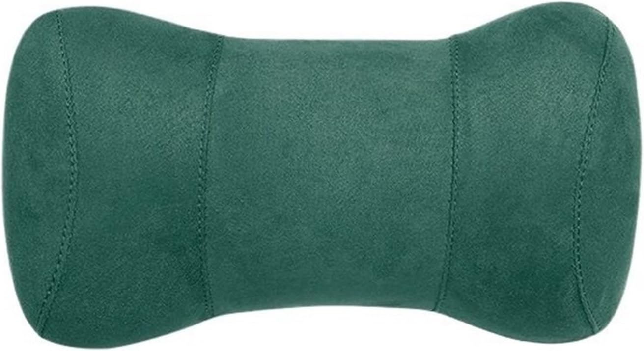 Car Pillow Car Seat Head Support Suede Memory Cotton Neck Pillow Fit for Volvo XC60 V90 V60 V40 XC90 S90 S60 C30 V70 XC40 Seat Head Neck Support(Fmp-Green)