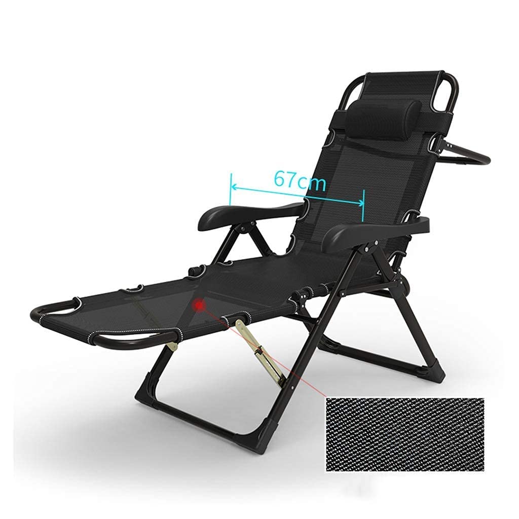Chaise de plage de jardin XL pour soulager le dos en position allongée