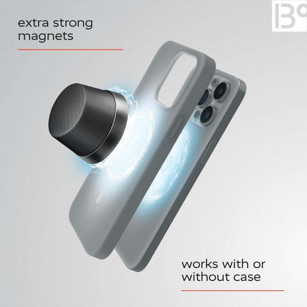 Breakout Mesh Magnetic Bluetooth Speaker - Portable, 5.3 Wireless Phone Stand - Strong Magnetic Hold MagSafe - TWS Pairing IPX6 Water Resistant 12 HRS Play Time