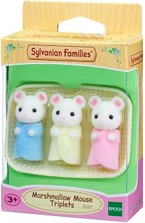 Sylvanian Families - Trigêmeos Rato Marshmallow Conjunto de Figuras, 3+ Anos, Multicor, 5337