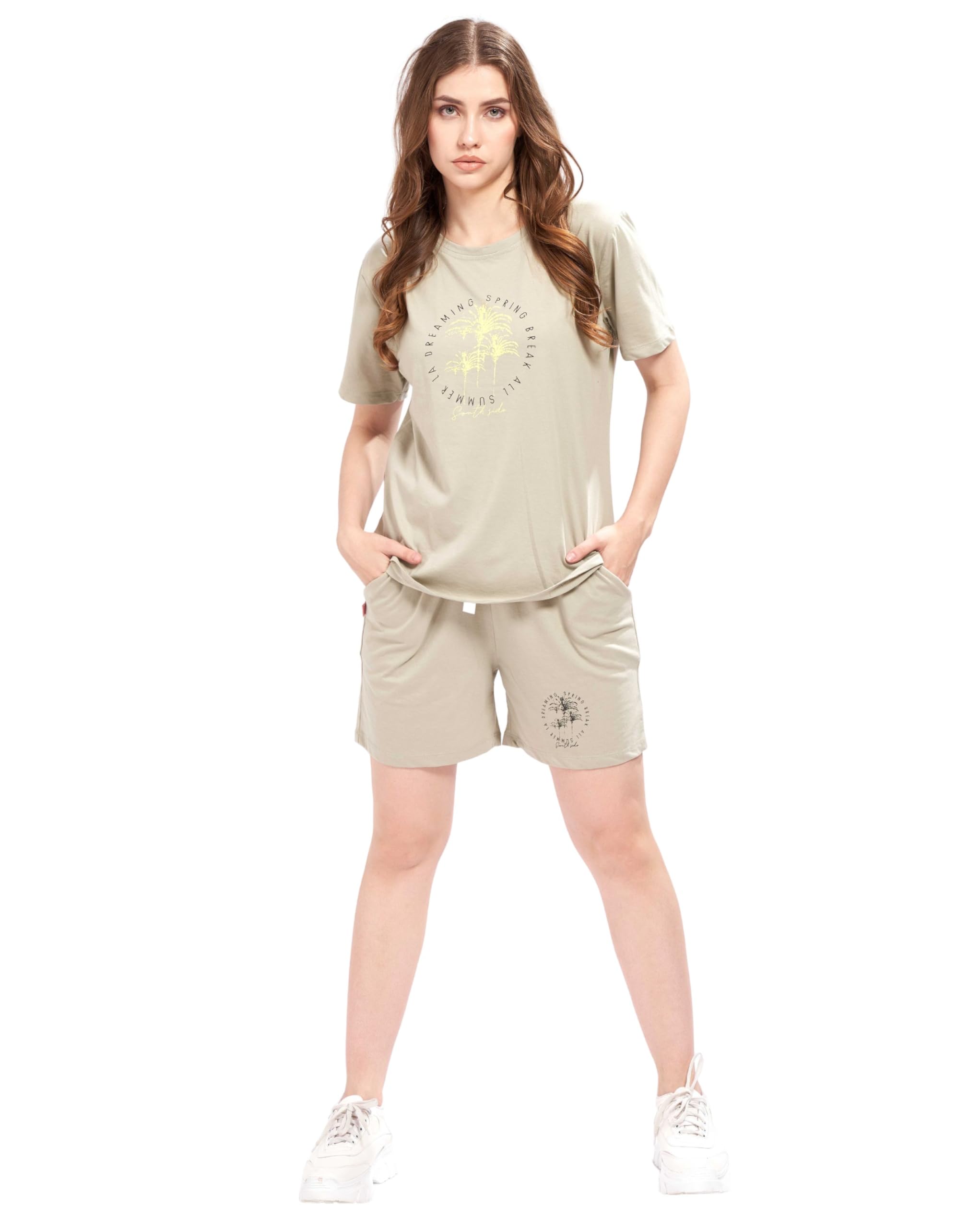 weet Women Night Suit Set of Top & Shorts 8311-picture-24