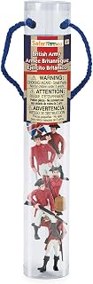 Safari Ltd. Revolutionary War British Army Designer TOOB - Set of 6 Detailed Miniature Figures Including General Cornwallis - Educational Toy Figurines for Boys, Girls & Kids Ages 3+