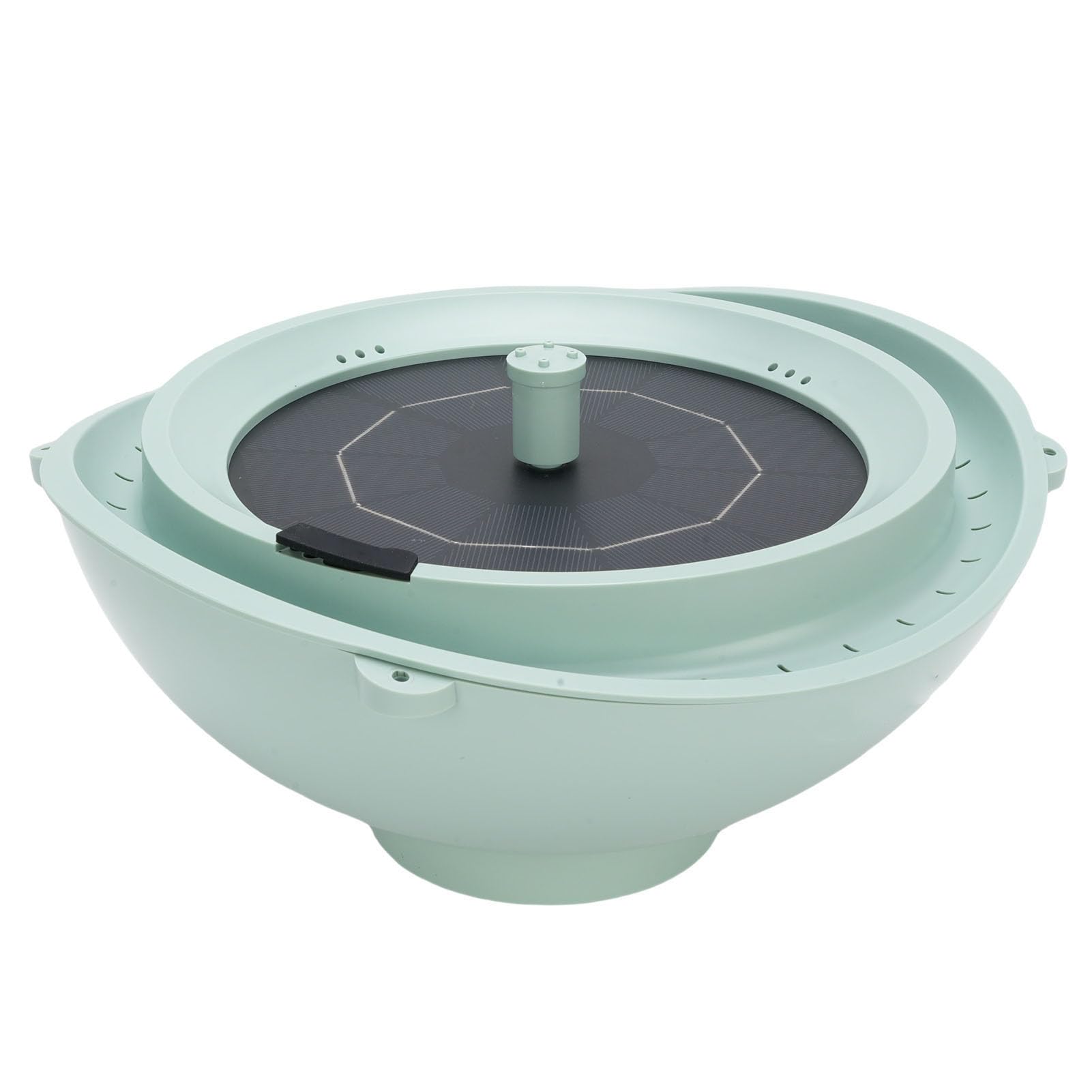 YDuupxe Bagnetto Solare per Uccelli Sospeso con Batteria da 2400 mAh capacità 2 Litri Ciotola per Mangiatoia per Uccelli per Giardino Esterno Attrae Gli Che Fanno Il Bagno e