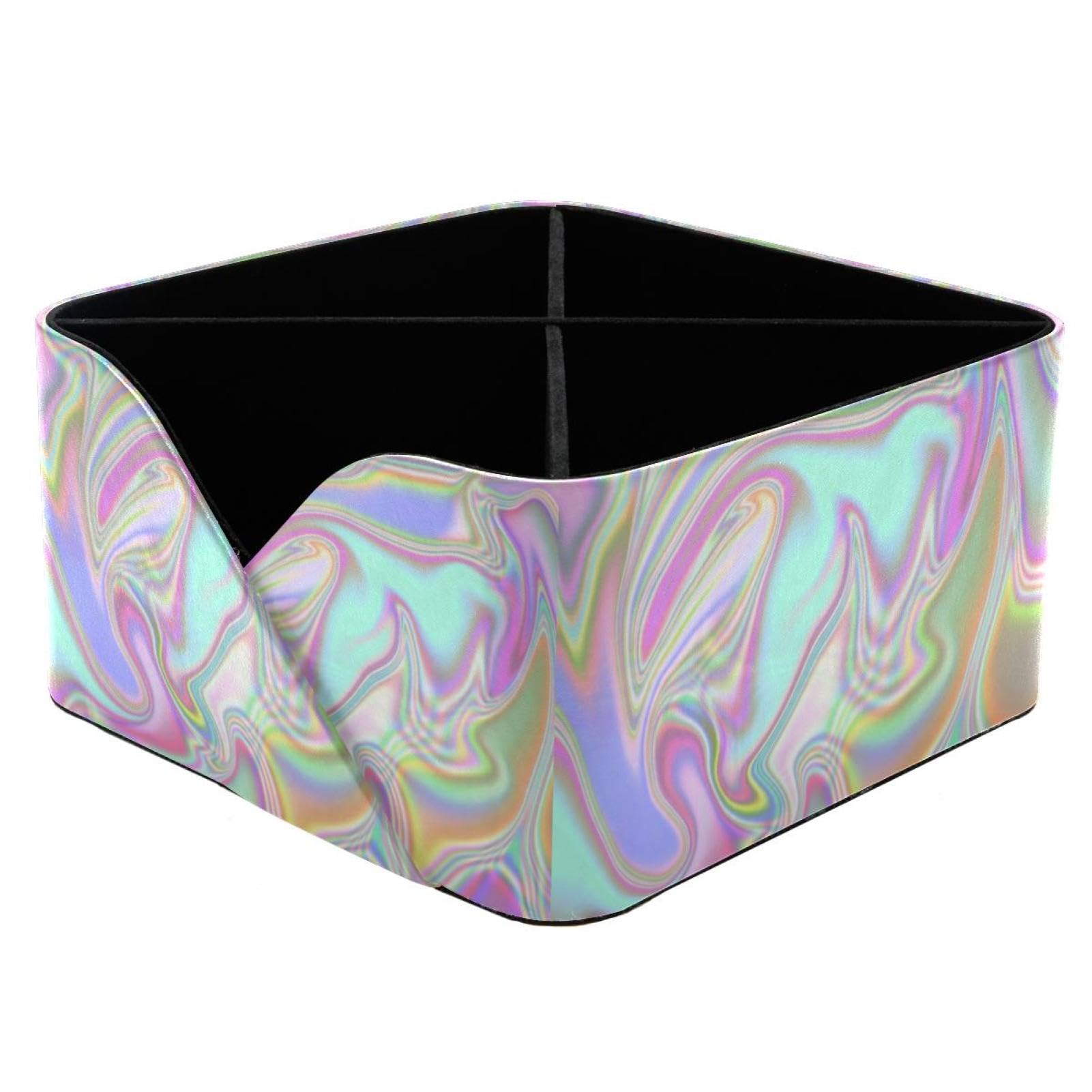 Porte-stylos rectangulaire laser pour un organiseur de bureau épuré