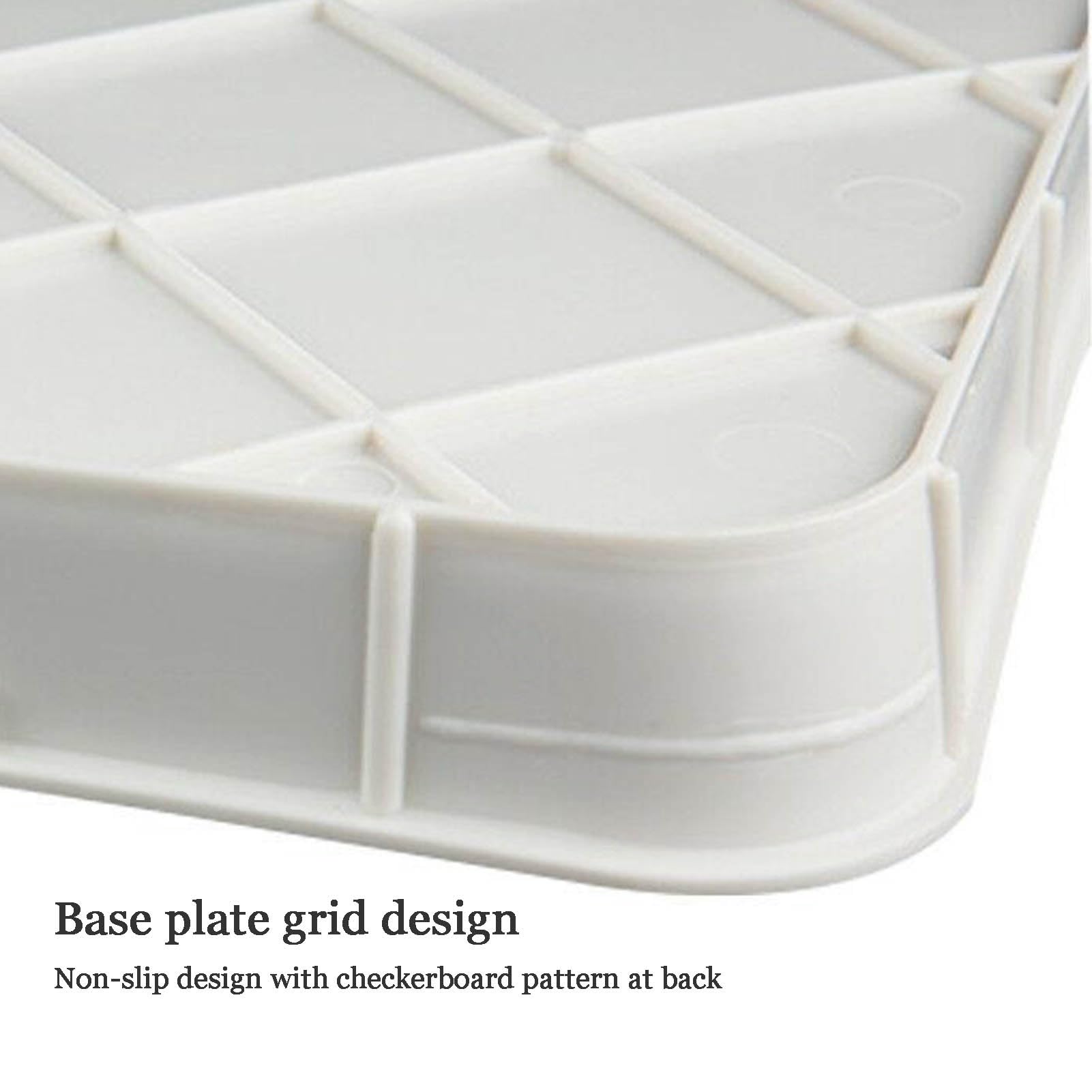 Bandeja Drenaje para Unidad Aire Acondicionado Con Manguera Desagüe UHEKC | Bandeja Goteo Plástico para Aire Acondicionado A Prueba Fugas para Bomba Calor Split Exterior(1-2Px2m)