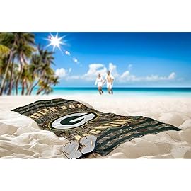 Northwest NFL Green Bay Packers Unisex-Adult Beach Towel, 30 x 60, Realtree Camo Stripes