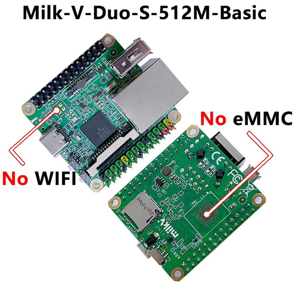 Namvo Scheda di sviluppo Milk-V Duo S 512M-WIFI RISC-V Linux WiFi6/BT5 Connessione di rete 100 Mbit/S Modulo Milk-V Duo S 512 MB SG2000,