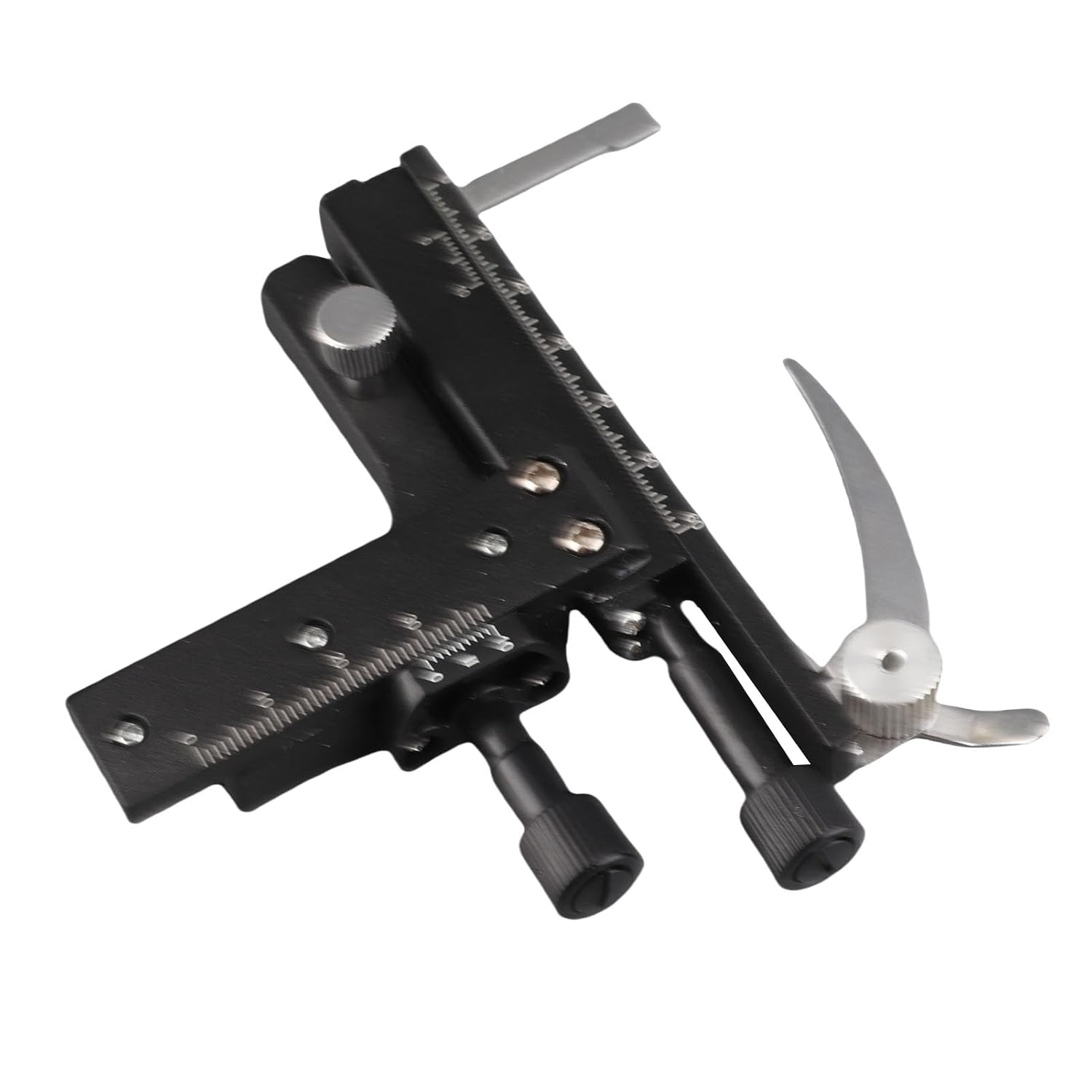 Microscope Moveable Stage,Attachable Caliper Vernier with Scale Microscope Attachable Mechanical Stage X-Y High-Precision Vernier Biological