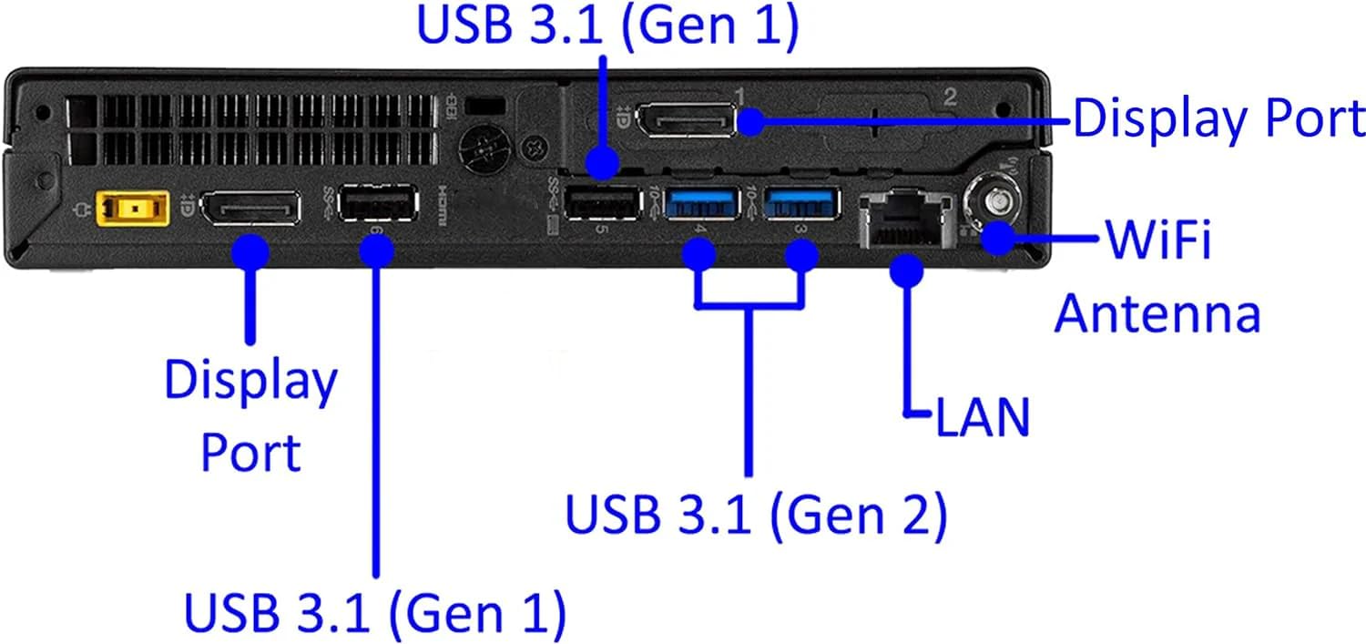 Amazon.com: Lenovo ThinkCentre M920Q Tiny Desktop Computer(Renewed