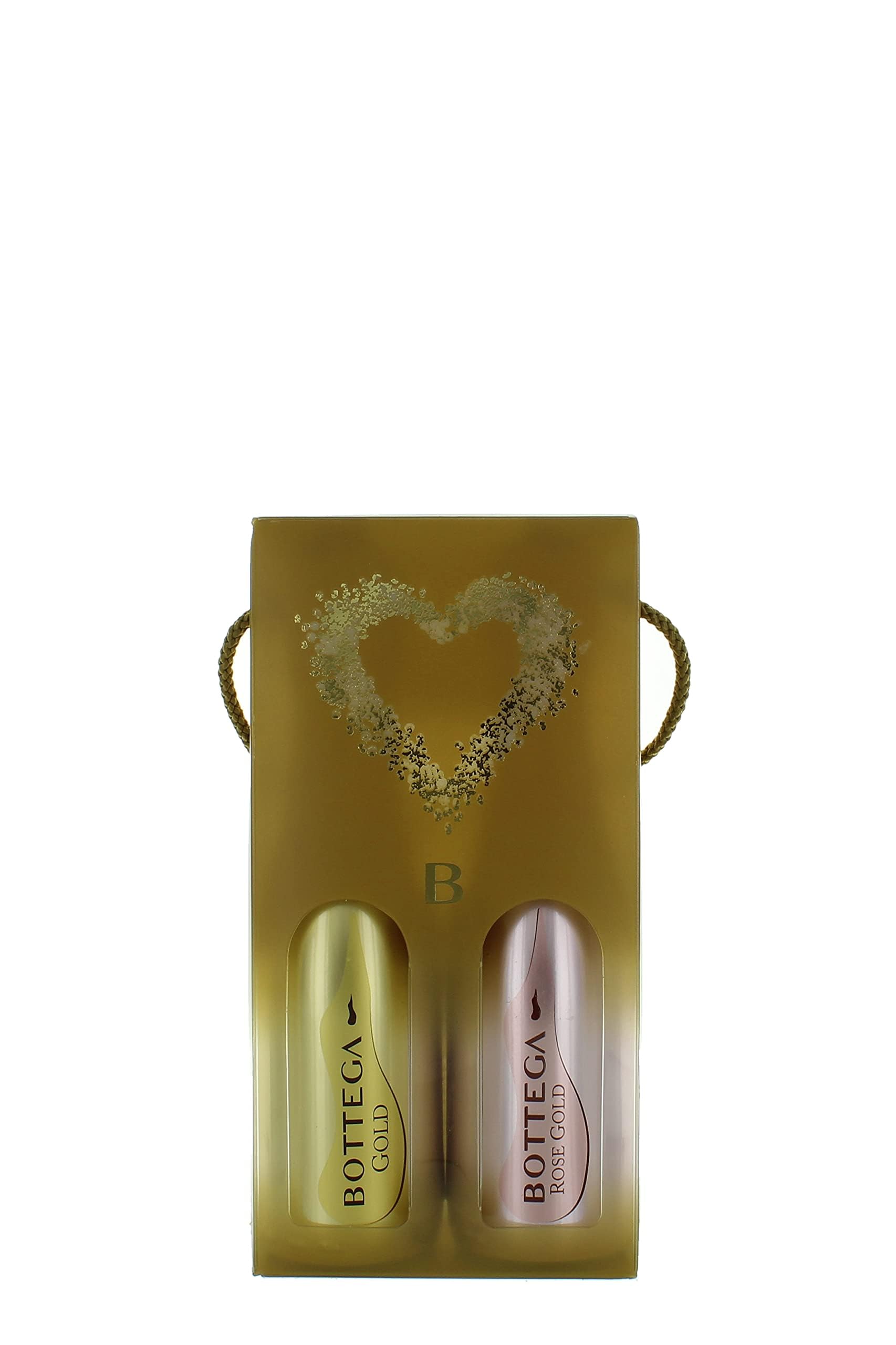 Bottega Gift Set Glamour Birillo - Gold Prosecco DOC 200ml & Rose Gold 200ml