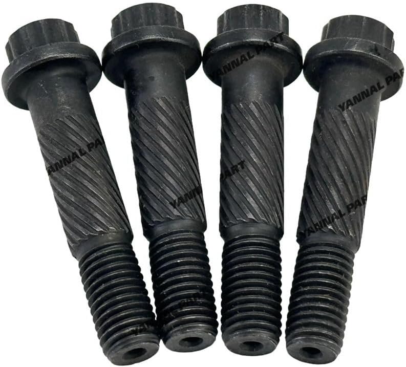 4 PC Connecting Rod Screw Suitable for Kubota Z482 Engine Part