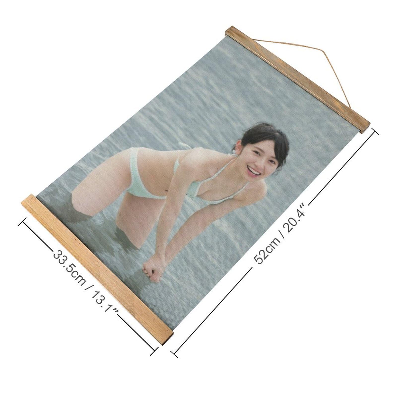 Amazon.co.jp: 掛ける絵 ポスター 金村美玖 水着 装飾画 掛け軸 絵画