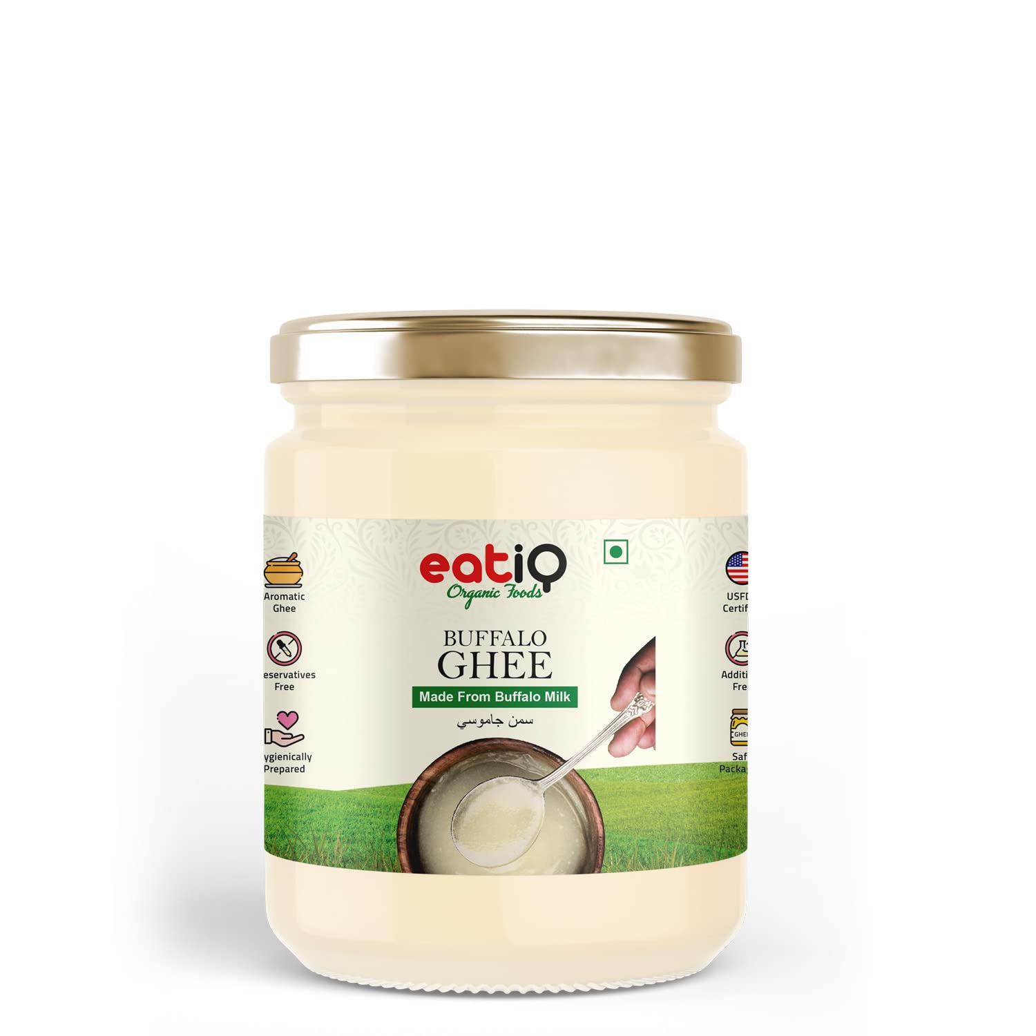 eatiQ Organic Foods - DESI BUFFALO GHEE 250ML