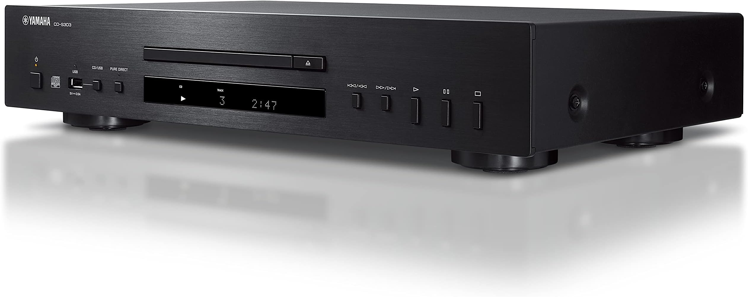 Yamaha CD Player Entry Model Black CD-S303(B)