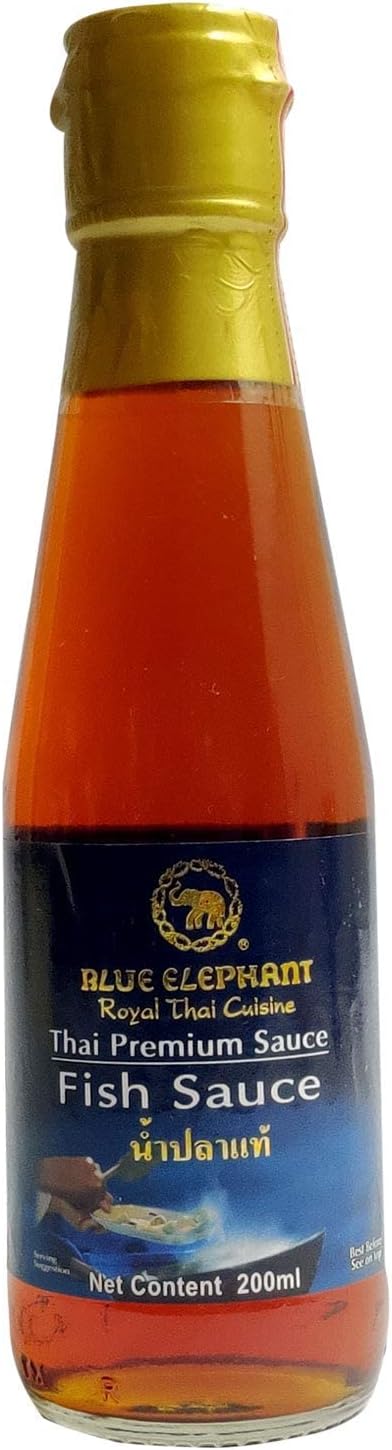 Blue Elephant Thai Fish Sauce, 240 grams | Essential Ingredient for Thai Recipes | Ideal for Stir-Fries, Soups and Marinades