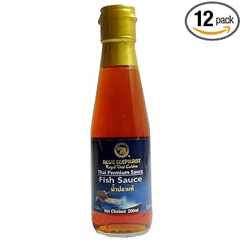 Blue Elephant Thai Fish Sauce, 240 grams | Essential Ingredient for Thai Recipes | Ideal for Stir-Fries, Soups and Marinades - image, photos