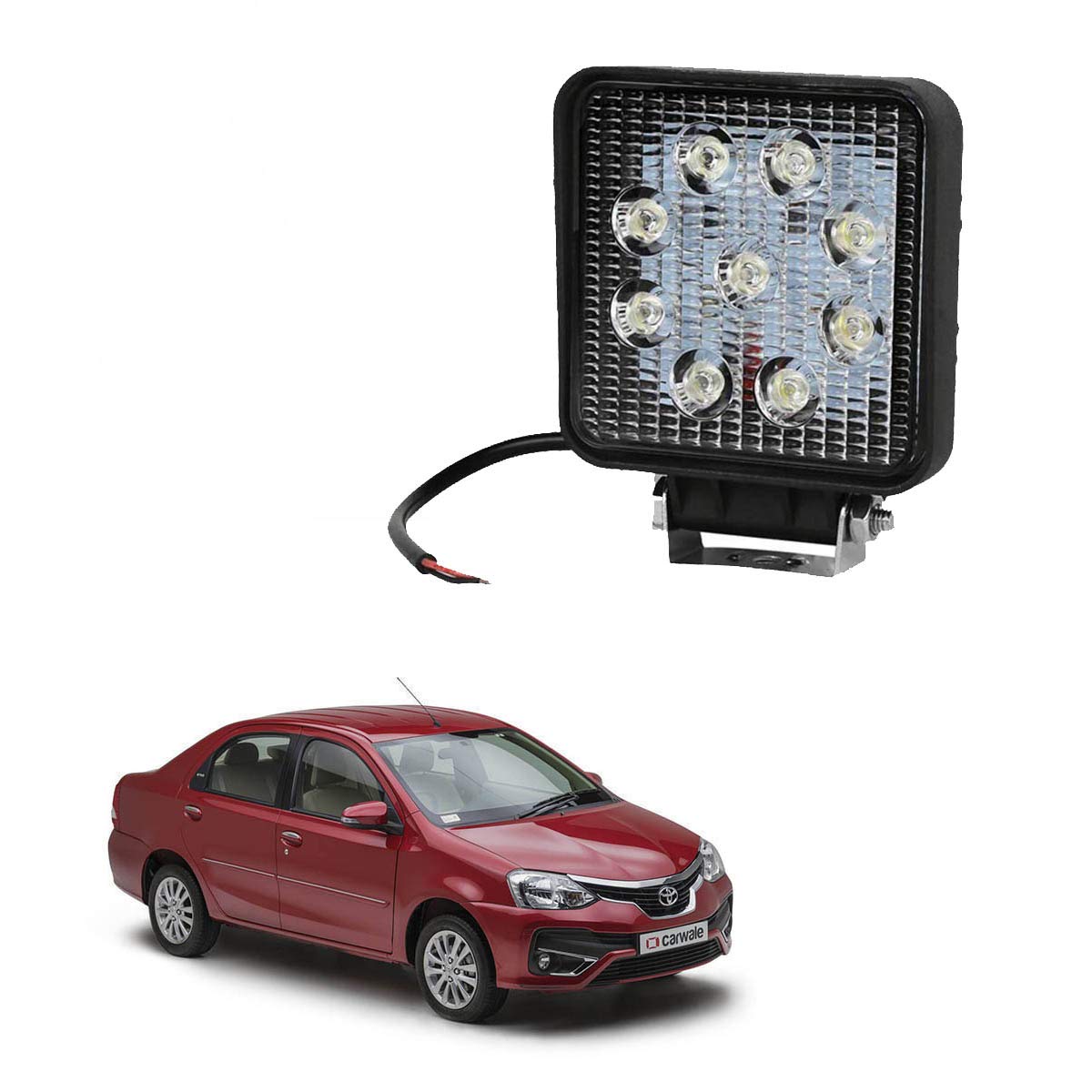 Adroitz Bike Spot Beam Lamp Motorcycle Led Fog Light For Toyota Etios