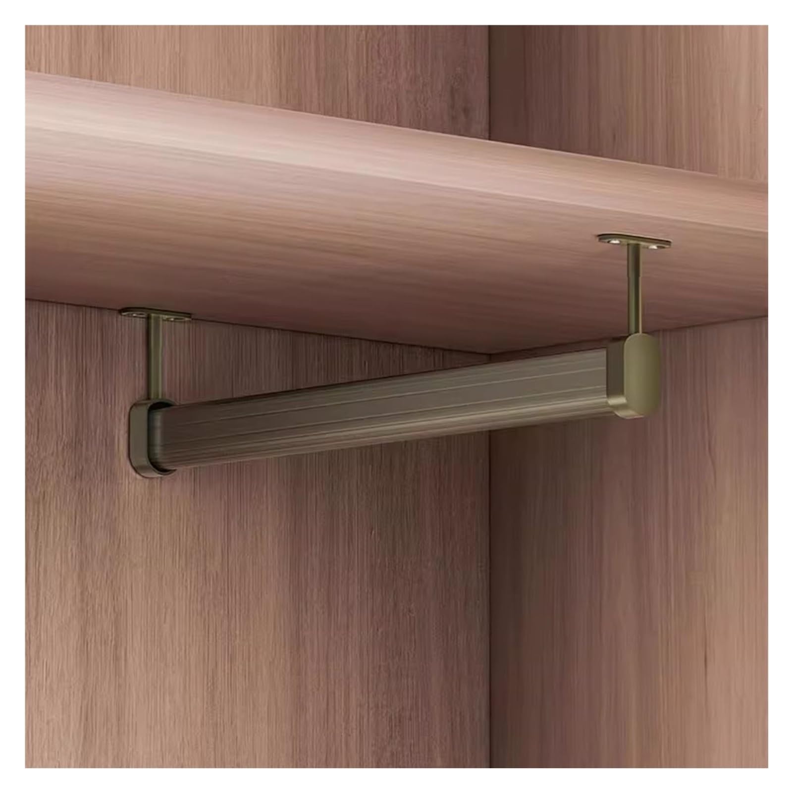 Support de plafond pour placard en aluminium noir champagne HT luxe