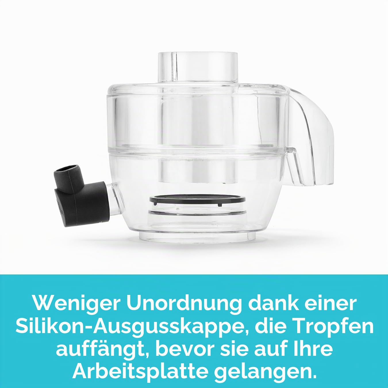 nutribullet magic bullet Zentrifugalentsafter aus Silikon & Edelstahl, 400 W, 10-teiliges Set, 470 ml, schwarz, kompaktes Design & spülmaschinenfest, Saft unterwegs in zwei einfachen Schritten
