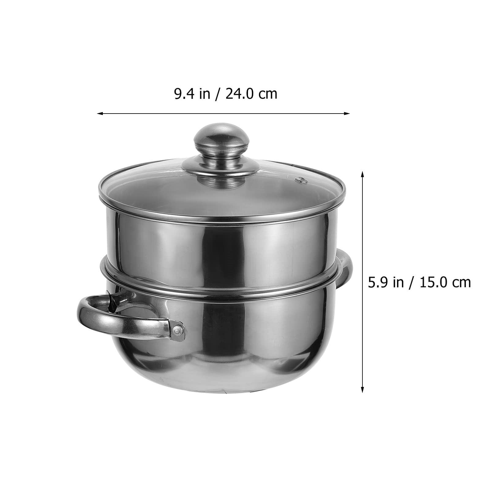 Garnek do gotowania, garnek do gotowania, garnek do gotowania na kraba, garnek do gotowania na parze ze stali nierdzewnej, garnek do zupy, parowar ze szklaną pokrywką, naczynia kuchenne do gotowania w