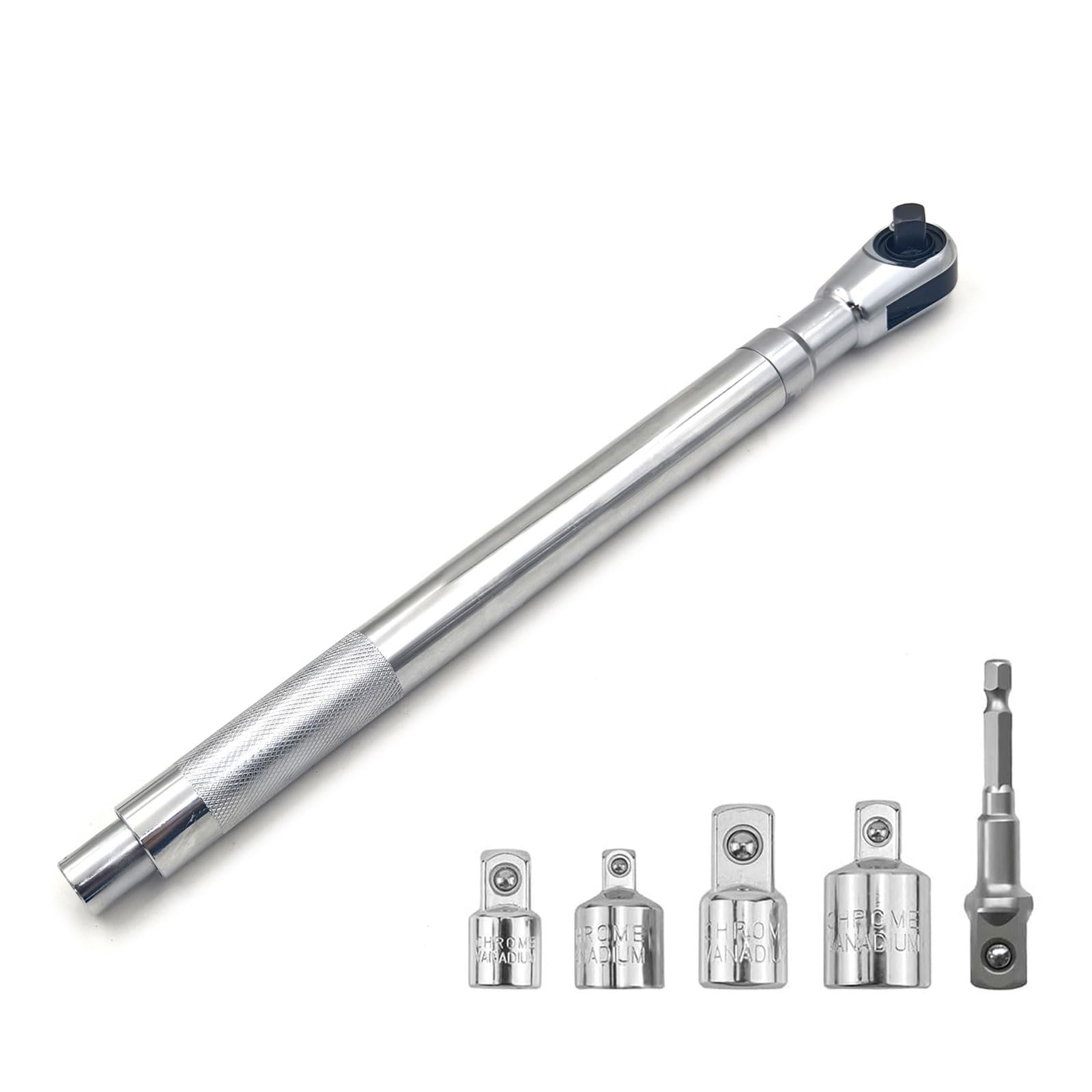 Zxfdsfdbnm With Accessories Ergonomic Handle Reversible Ratchets Wrench 1 / 2Inch Spanner Ideal For Mechanics And Home Improvement Tasks Wrench