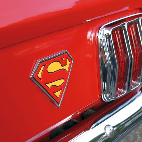 Miniatura 4 de Fan Emblems Insignia de coche 3D de Superman  Batman v Superman El amanecer de la justicia (cromo negro)