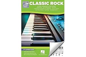 Classic Rock Piano Book for Beginners: Essential Songs Made Super Easy