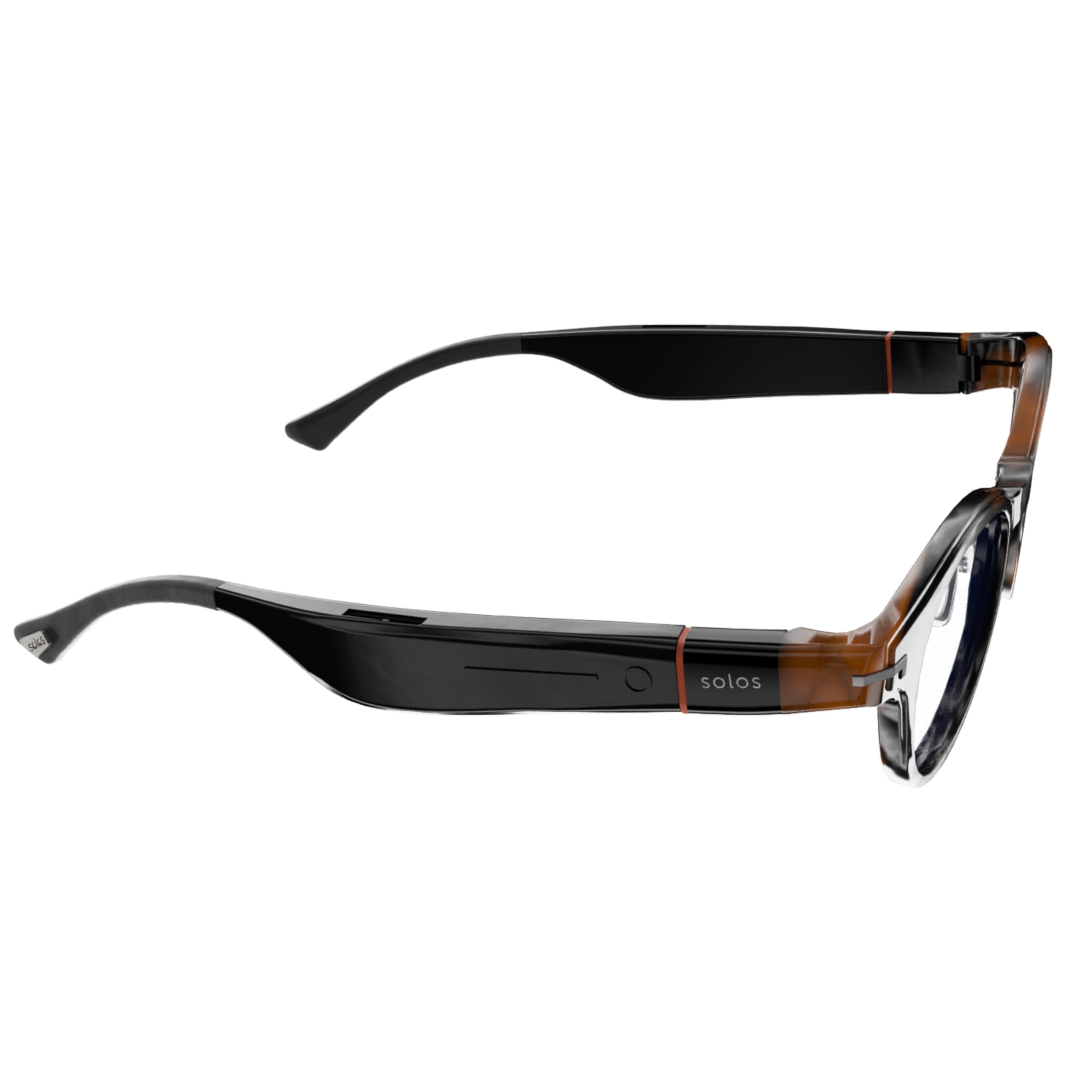 SOLOS A5 | Gafas alimentadas por IA | Hydro 8 | Shiny Havana | Lentes ChatGPT integradas para viajes y traducción en tiempo real | Altavoces estéreo | Compatible con iOS y Android